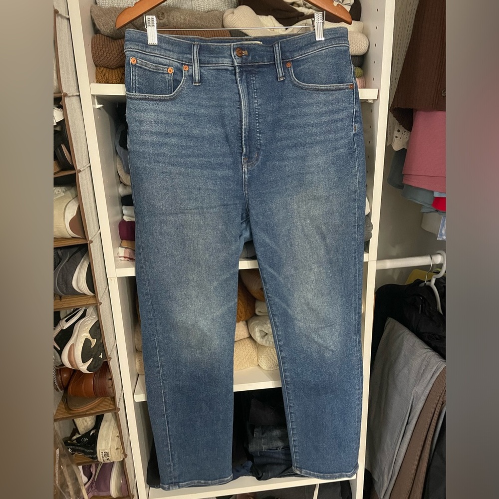 Madewell “the curvy perfect vintage Jean” Sz 32 women’s stretch